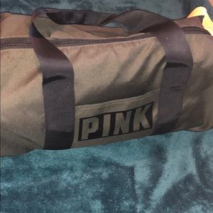Army Green PINK Duffle Bag